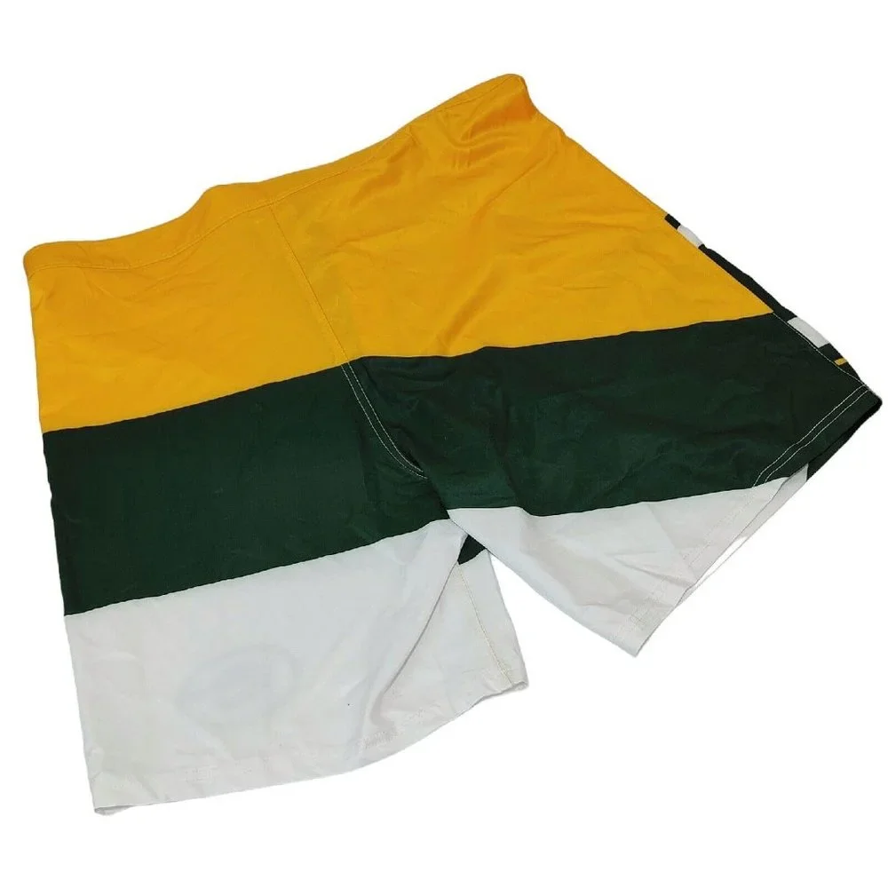 Green Bay Packers Super Lightweight Thin Summer Swim / Boardshorts Men's…